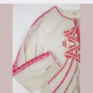 Sundance Cotton Tunic top with Sequins